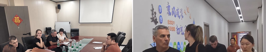 Brazilian customer Fuyang Kejin Decoration Materials Co., Ltd.