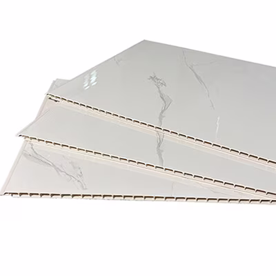 White High Gloss PVC Marble Wall Panels from China Factory Direct Supply for B2B Projects, Custom Sizes and Fast Delivery
