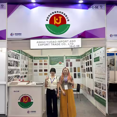 Fuyang Kejin Decoration Materials Co., Ltd. at the Indonesia Exhibition Fuyang Kejin Decoration Materials Co., Ltd. at the Indonesia Exhibition
