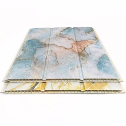 Panneaux à persiennes en PVC à 2 rainures pour le revêtement mural intérieur moderne